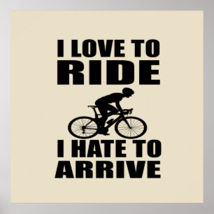 Affiche Humour VTT - Citation de cyclisme - Cyclisme drôle