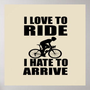 Affiche Humour VTT - Citation de cyclisme - Cyclisme drôle