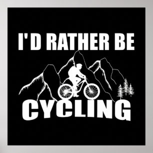 Affiche Humour VTT - Cyclisme Drôle