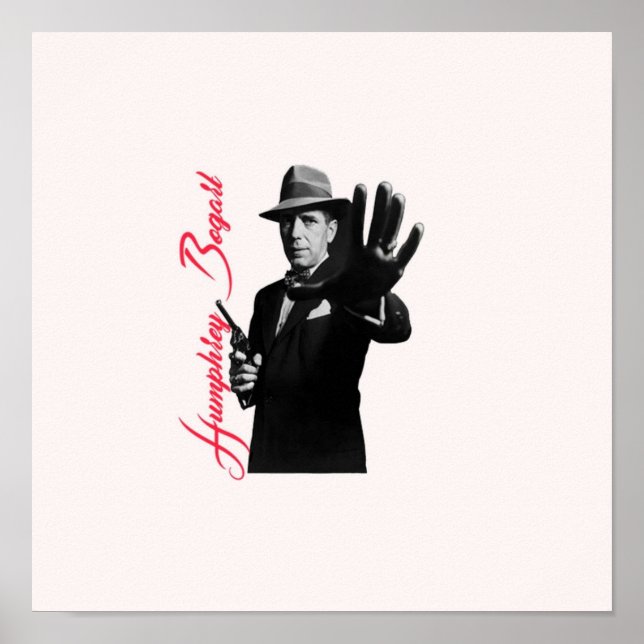 Affiche Humphrey bogart (Devant)