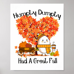 Affiche Humpty Dumpty a fait une grande chute