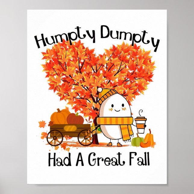 Affiche Humpty Dumpty a fait une grande chute  (Devant)