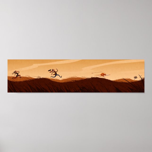 Affiche hunting (Devant)