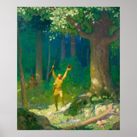 Huntsman par Newell Convers Wyeth