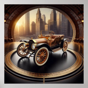 Affiche Hupmobile Modèle 20 Roadster 01X