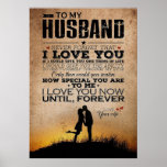 Affiche Husband I Love You Now Until Forever<br><div class="desc">Husband I Love You Now Until Forever</div>