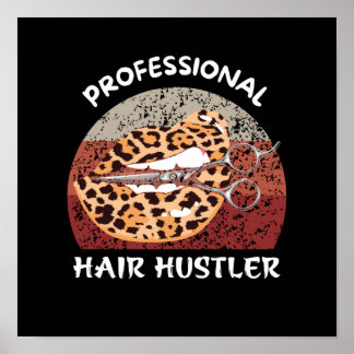 AFFICHE HUSTER PROFESSIONNEL À CHEVEUX