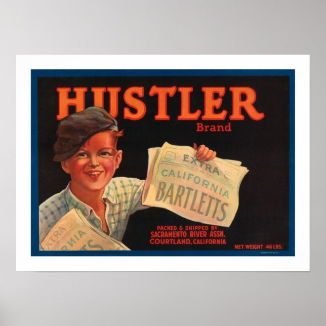 Affiche Hustler Brand Barletts (Devant)