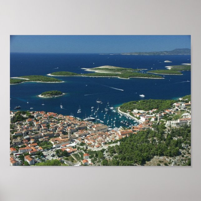 Affiche Hvar Pakleni otoci Hrvatska (Devant)