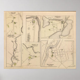 Affiche Hyde Park, palais de corporations, Newport,