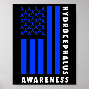 Affiche Hydrocéphalie Survivant Signes Guerrier de sensibi