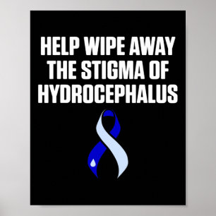 Affiche Hydrocéphalie Survivor Essuyer le guerrier de sens