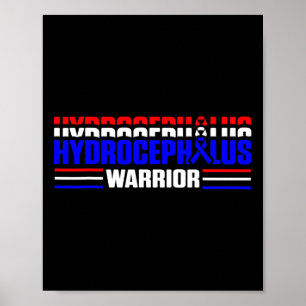 Affiche Hydrocéphalie Survivor Lutte de sensibilisation Gu