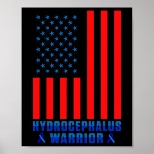 Affiche Hydrocéphalie Survivor Ribbon Sensibilisation Guer
