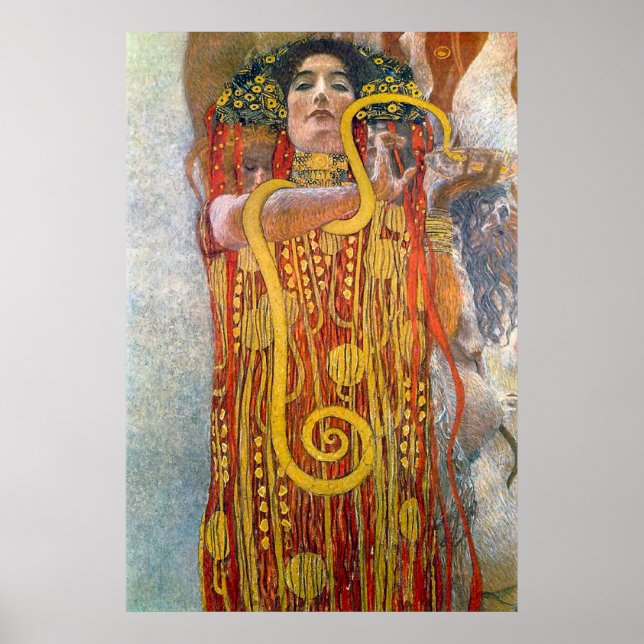 Affiche Hygeia par Gustav Klimt (Devant)