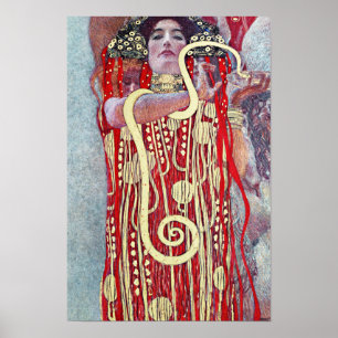 Affiche Hygieia par Gustav Klimt 