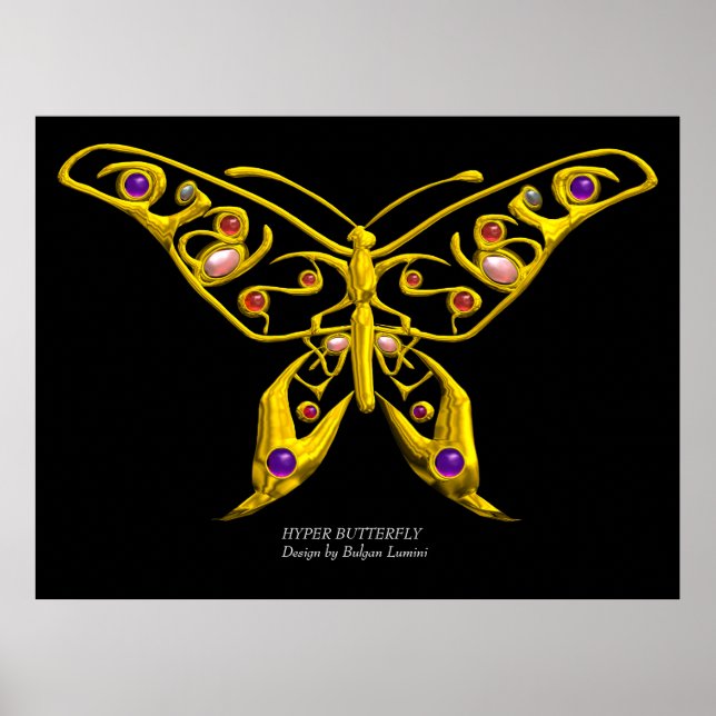 Affiche HYPER PAPILLON, taille colossale (Devant)