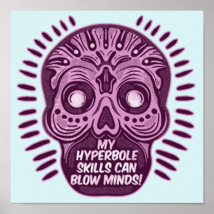 Affiche Hyperbole Funny ANGLAIS LANGUE