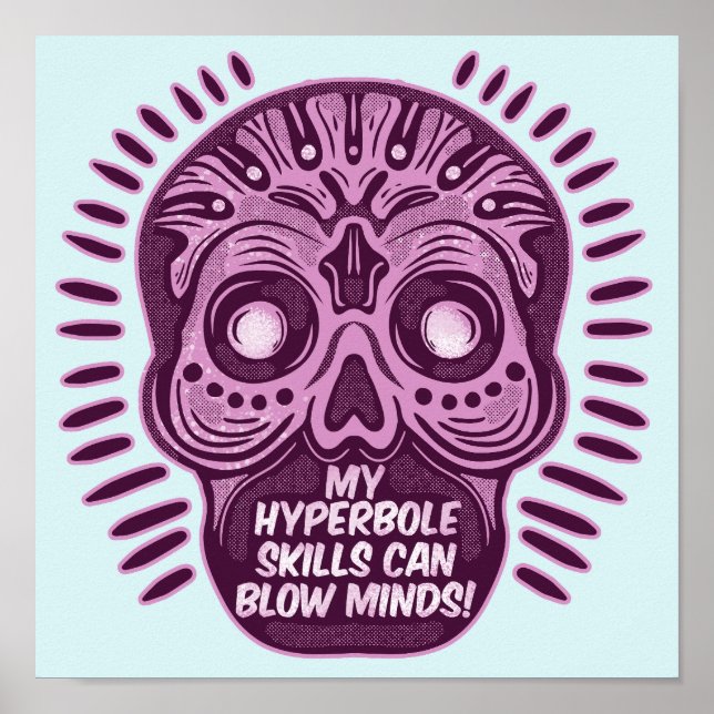 Affiche Hyperbole Funny ANGLAIS LANGUE (Devant)