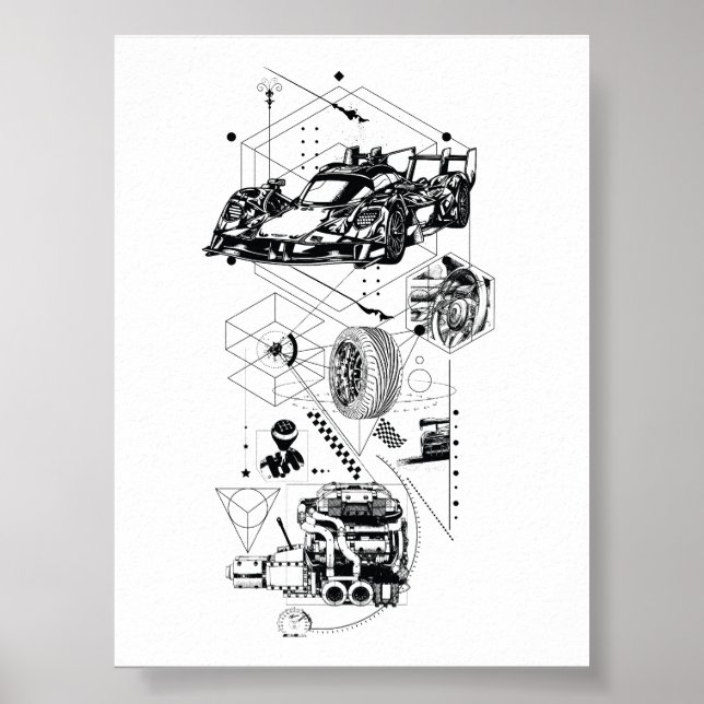 Affiche Hypercar (Devant)