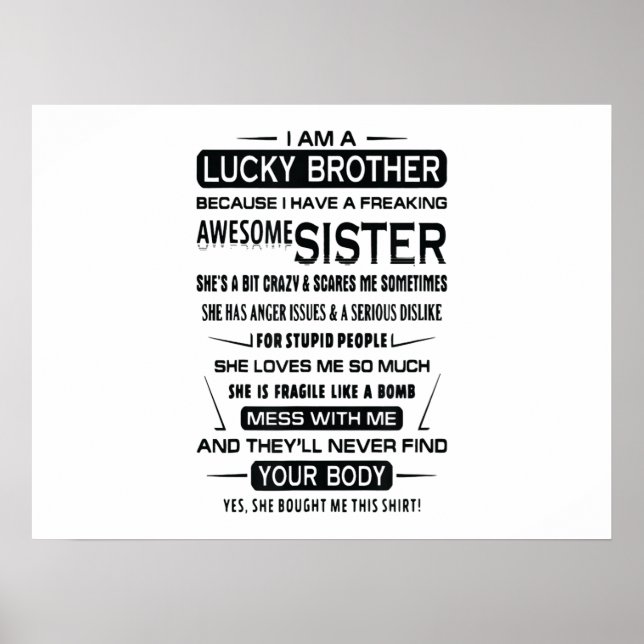 Affiche I. A. Lucky Brother Christmas (Devant)