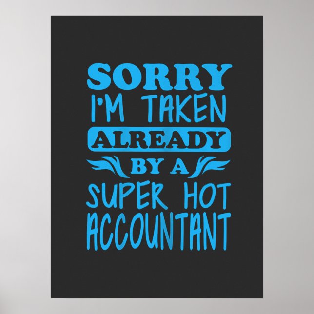 Affiche I Am A Super Accountant (Devant)