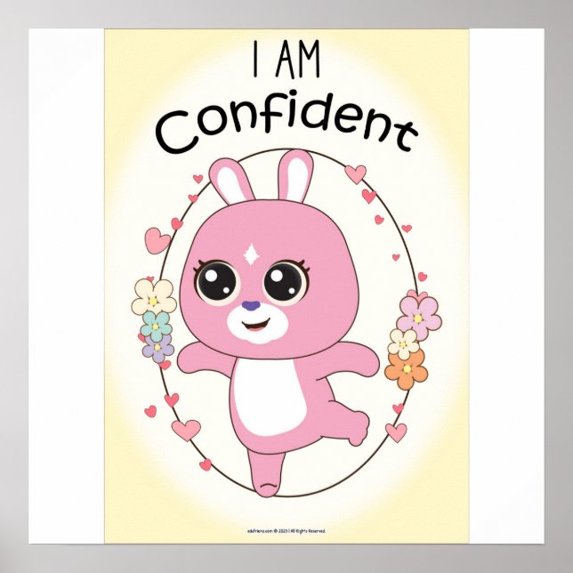 Affiche I am confident Wall art (Devant)