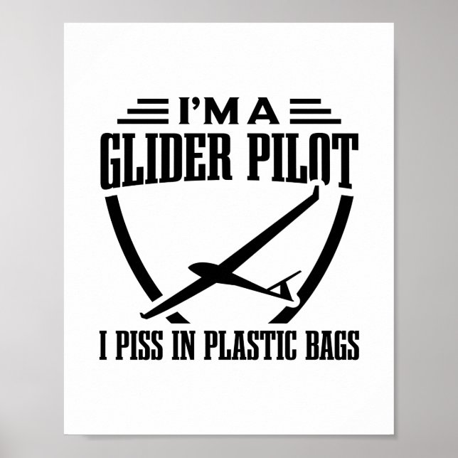 Affiche I am gliding pilot | Soaring Lovers Gift Idea (Devant)
