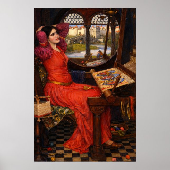 Affiche I am Half Sick of Shadows, said the Lady of Shalot (Devant)