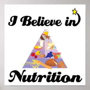 Affiche i believe in nutrition