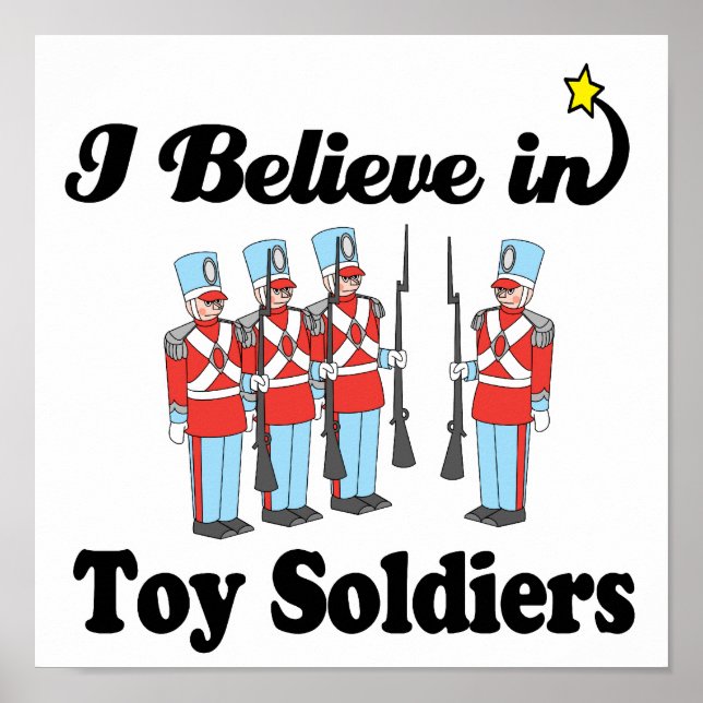 Affiche i believe in toy soldiers (Devant)