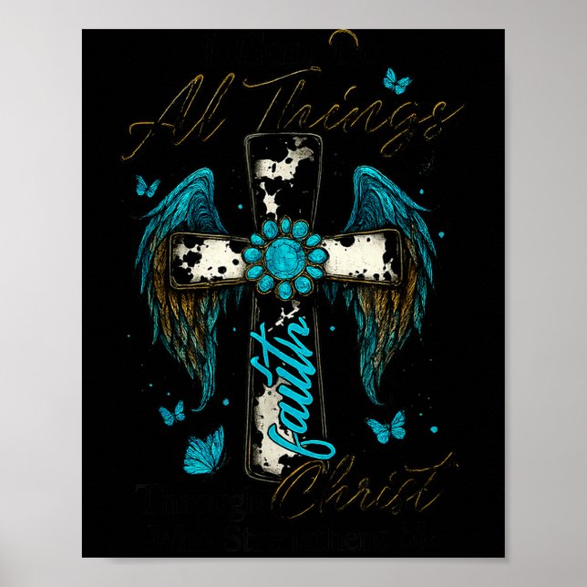Affiche I Can Do All Things Through Christ Who Strengthens (Devant)