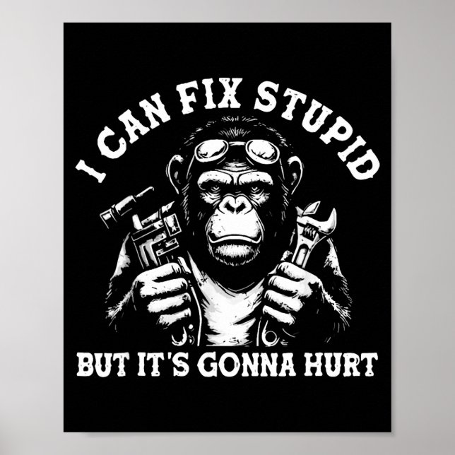 Affiche I Can Fix Stud But It's Gonna Hurt Mechanic Funny  (Devant)