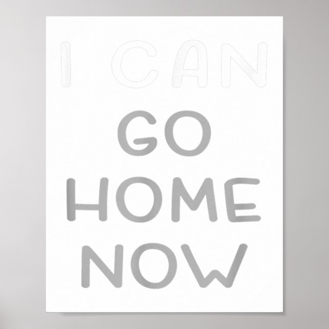 Affiche I Can Go Home Now Motivational Workout  (Devant)