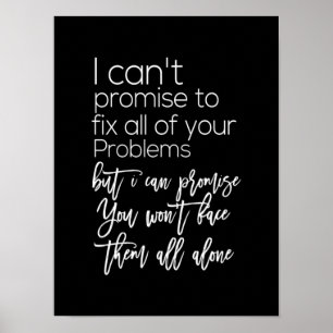 Affiche i can promise you won