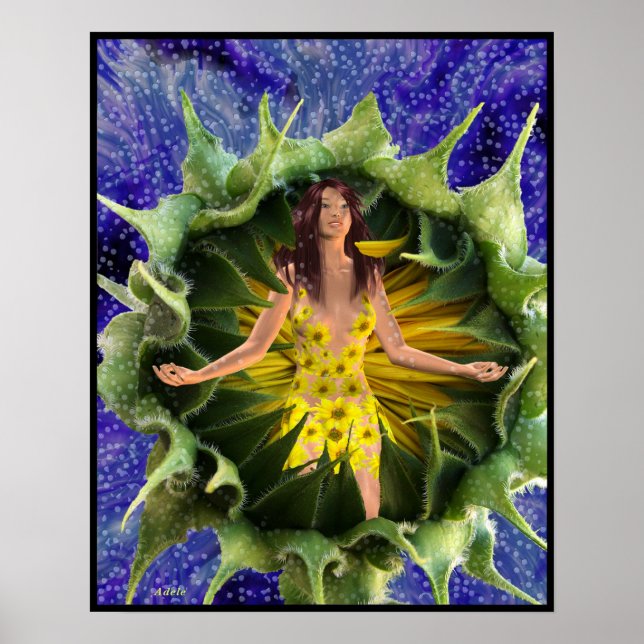 Affiche I Ching Méditations, Difficulté au début (Devant)