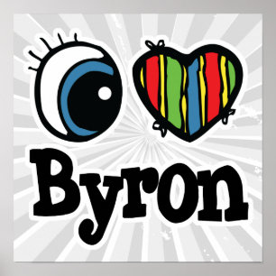 Affiche I Coeur (Amour) Byron