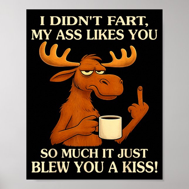 Affiche I Didn't Fart My Likes You So Much It Just Blew Yo (Devant)