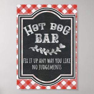 Affiche I Do BBQ Couple's Coed Engagement Party Burger Bar