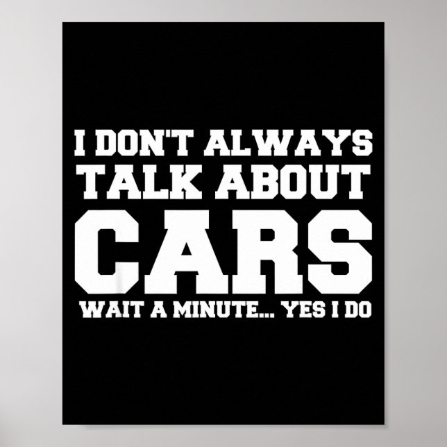 Affiche I Don't Always Talk About ... Car Detailing &amp;  (Devant)