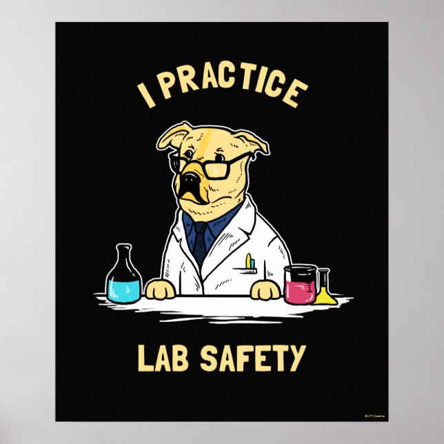 Affiche I Exercice de la sécurité des laboratoires (Devant)