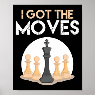 Affiche i got mochess player chess lover kiwomen