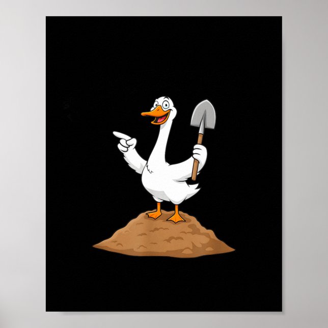 Affiche I Got You, A Shovel, Since You're Always Digging H (Devant)