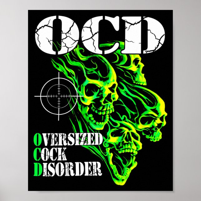 Affiche I Have Ocd Oversized Disorder  (Devant)
