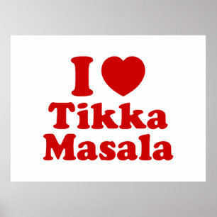 Affiche I Heart (Amour) Tikka Masala