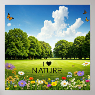 Affiche I Heart Nature