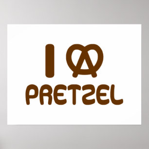 Affiche I Heart Pretzel