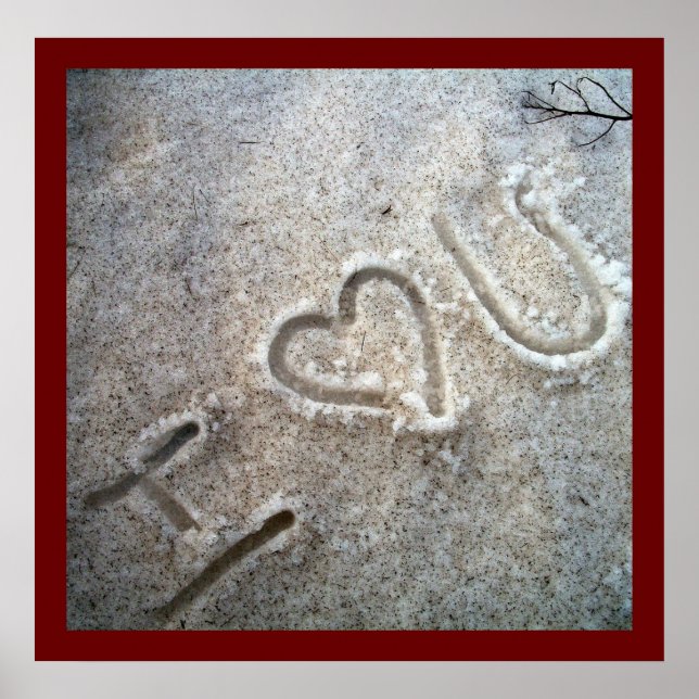 Affiche I Heart U (Devant)