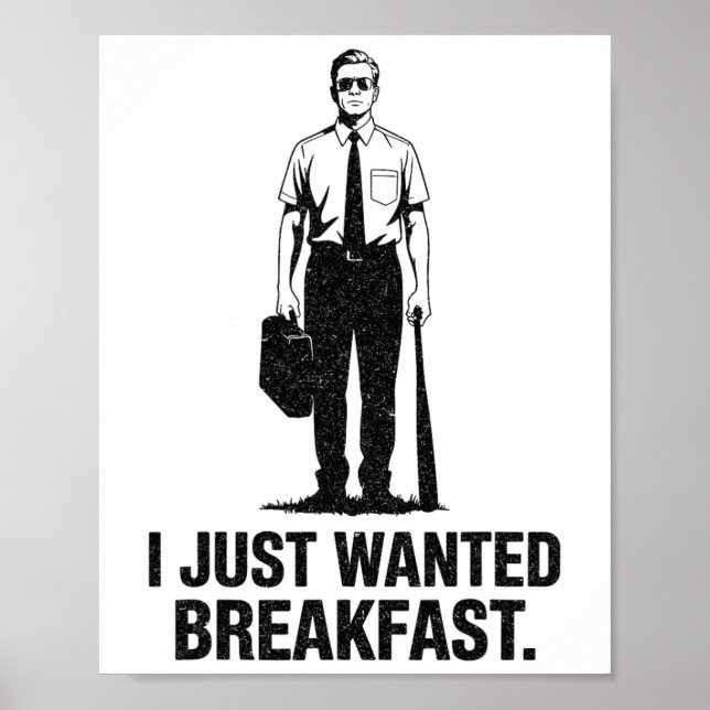 Affiche I Just Recherché Breakfast Bysebyll Byt (Devant)