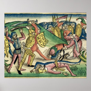 Affiche I Kings 15 16 Guerre entre Asa et Baasha, de